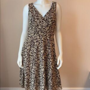 Laura Wrap Printed Dress